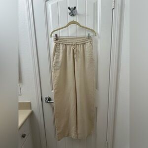 Zara Drawstring Linen Pants